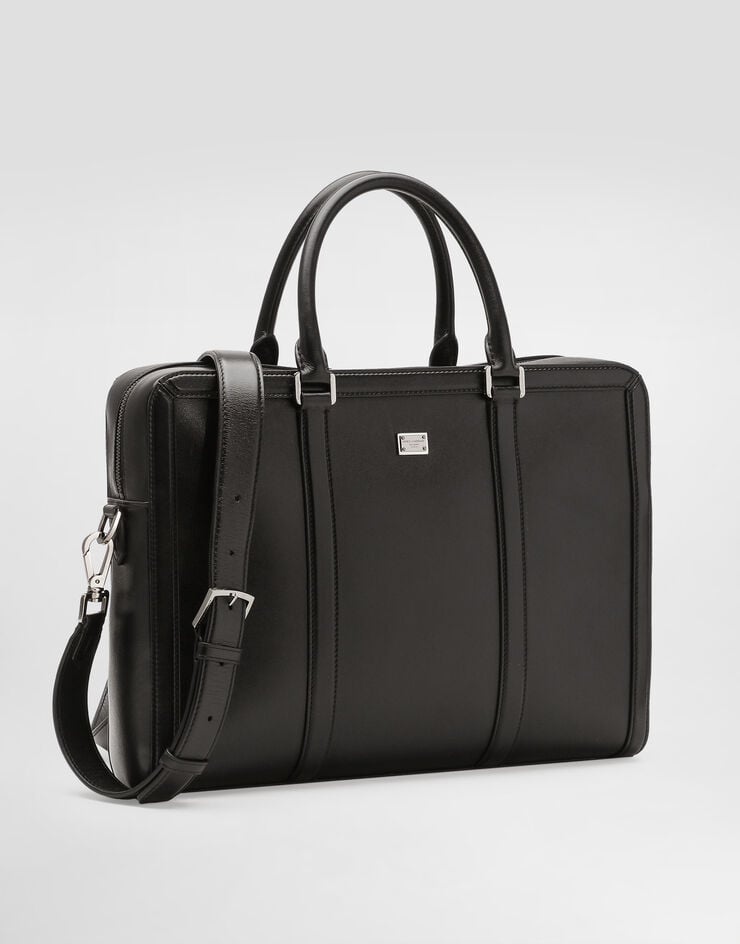 Dolce & Gabbana Maletín en piel de becerro Negro BM2321AV956