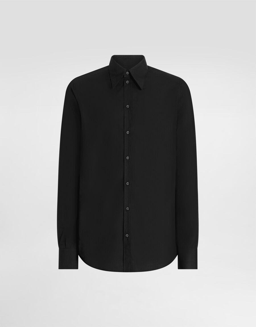 Gold crêpe de chine shirt
