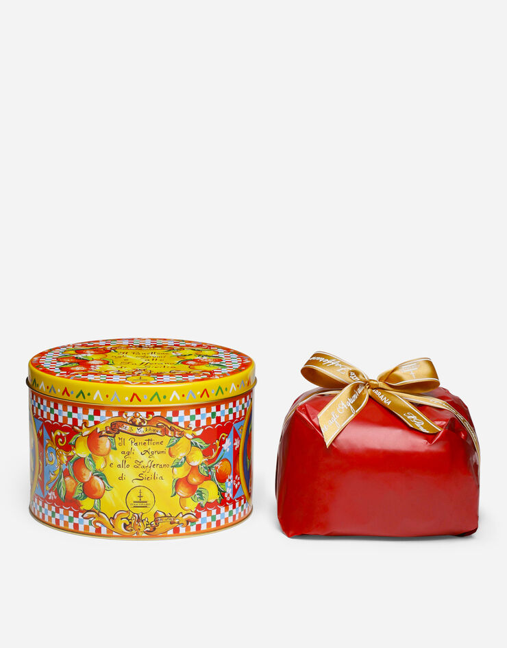 Dolce & Gabbana PANETTONE AGLI AGRUMI E ALLO ZAFFERANO DI SICILIA Yellow PN1000YEL20