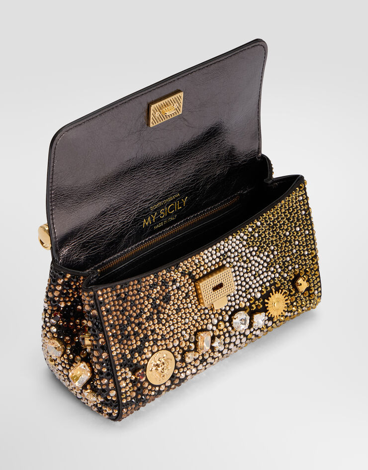 Dolce & Gabbana Mini my Sicily handbag in satin Multicolor BB7864B0023