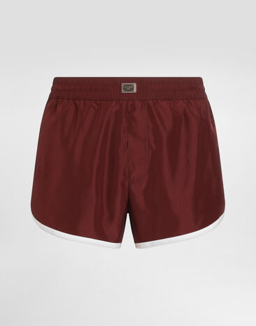 Dolce & Gabbana Short swim trunks with tag Multicolor M4A09JFSGAQ