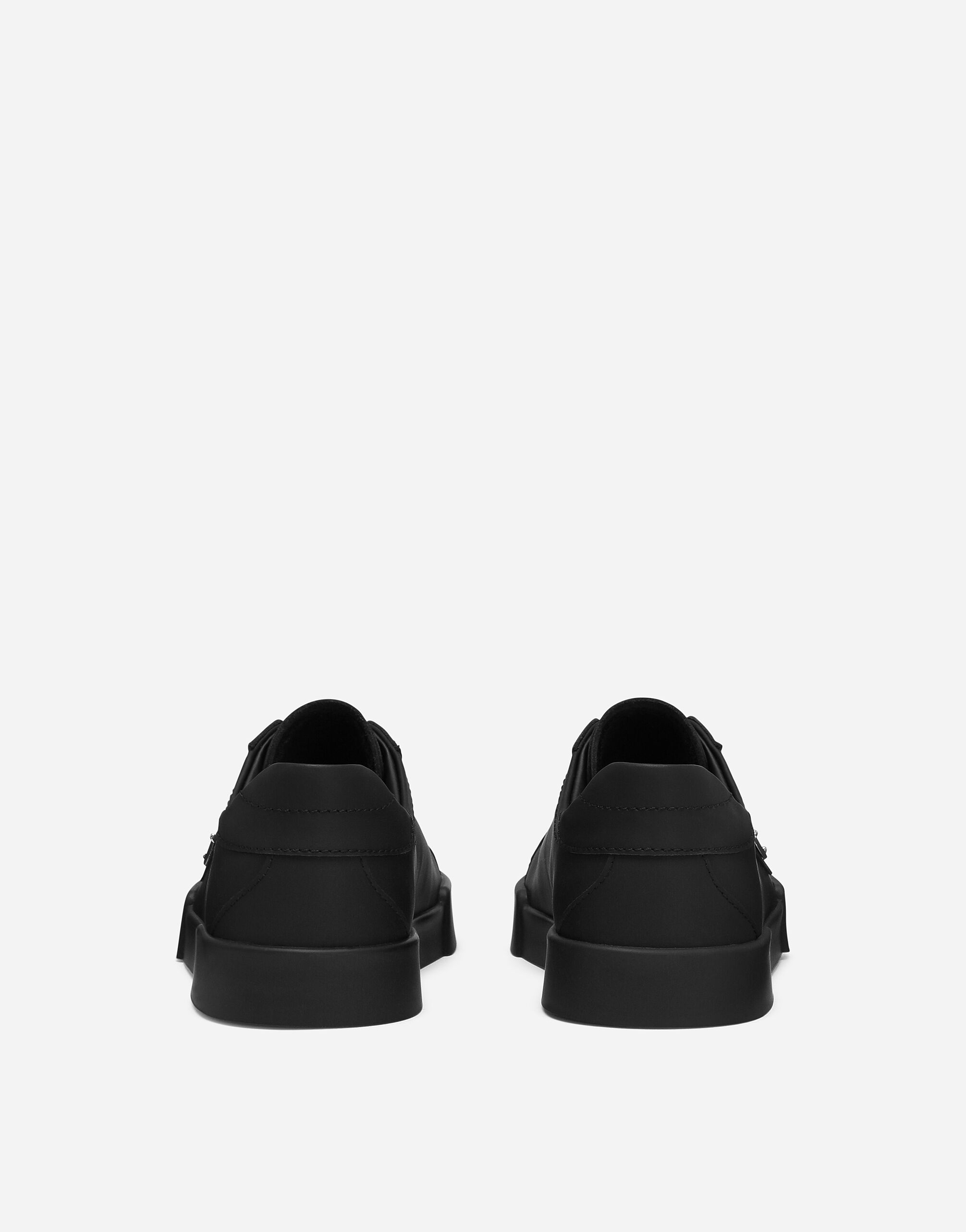 ブラックのメンズ Portofino vintage calfskin sneakers