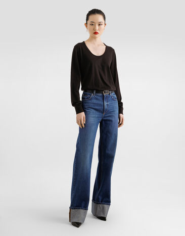 Dolce & Gabbana Cashmere pullover Brown FXXAFZJBW0P