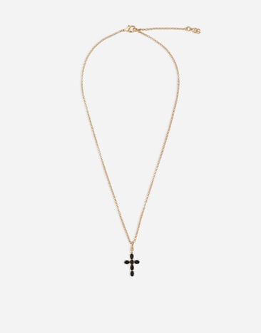 Dolce & Gabbana Fine chain necklace with cross Gold WBQ4S3W1111