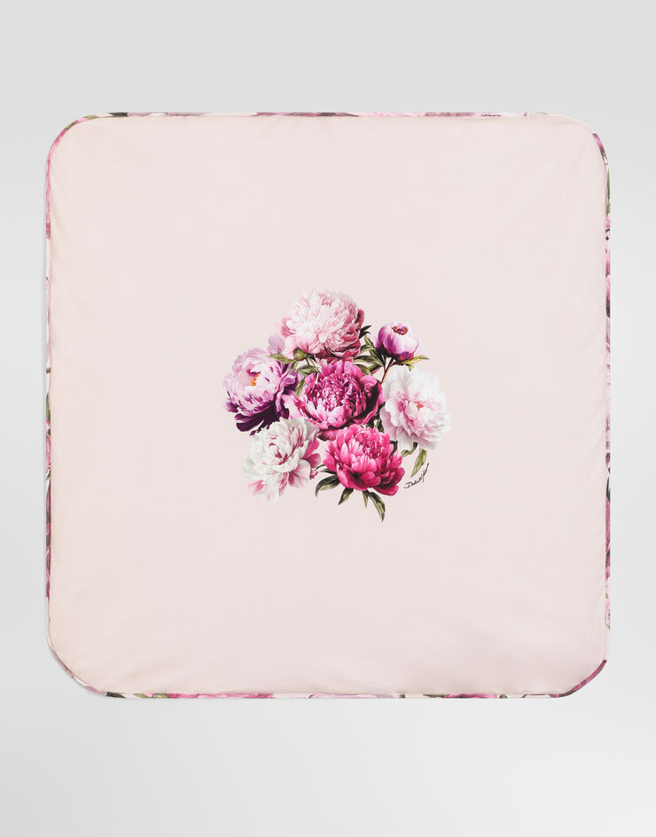 Dolce & Gabbana Peony-print interlock blanket Dolce & Gabbana Peony-print interlock blanket Multicolor LNJAJ4G7Q0M