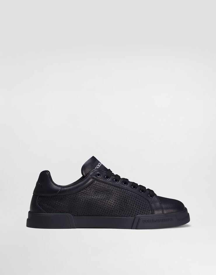 Dolce & Gabbana Portofino light strobel sneakers in calfskin Blue CS2354AG093