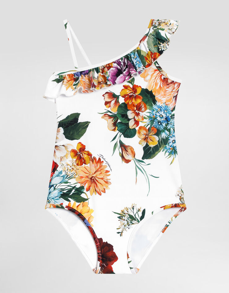 Dolce & Gabbana Flower-print one-piece swimsuit Print L5J838ON084