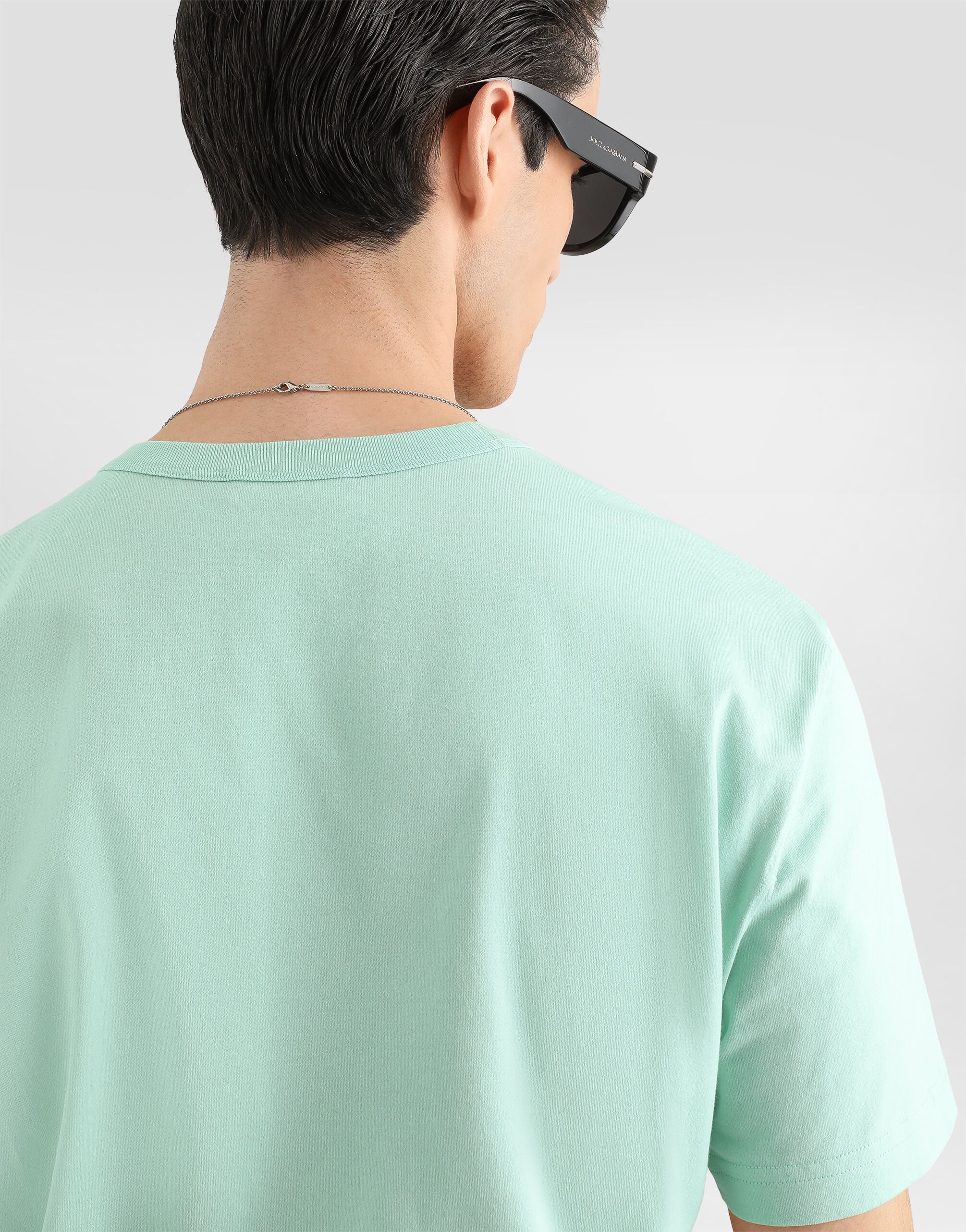 Cotton t-shirt with dg embroidery