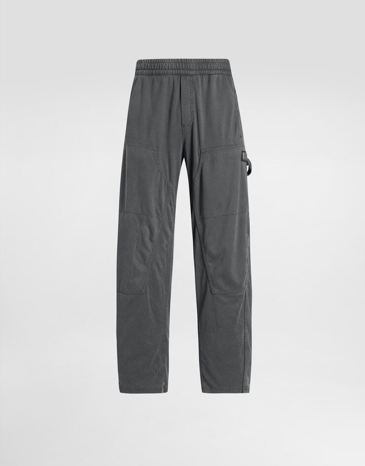 Dolce & Gabbana Pantaloni in jersey con trattamento anticato Multicolore GP17WTG7PPS