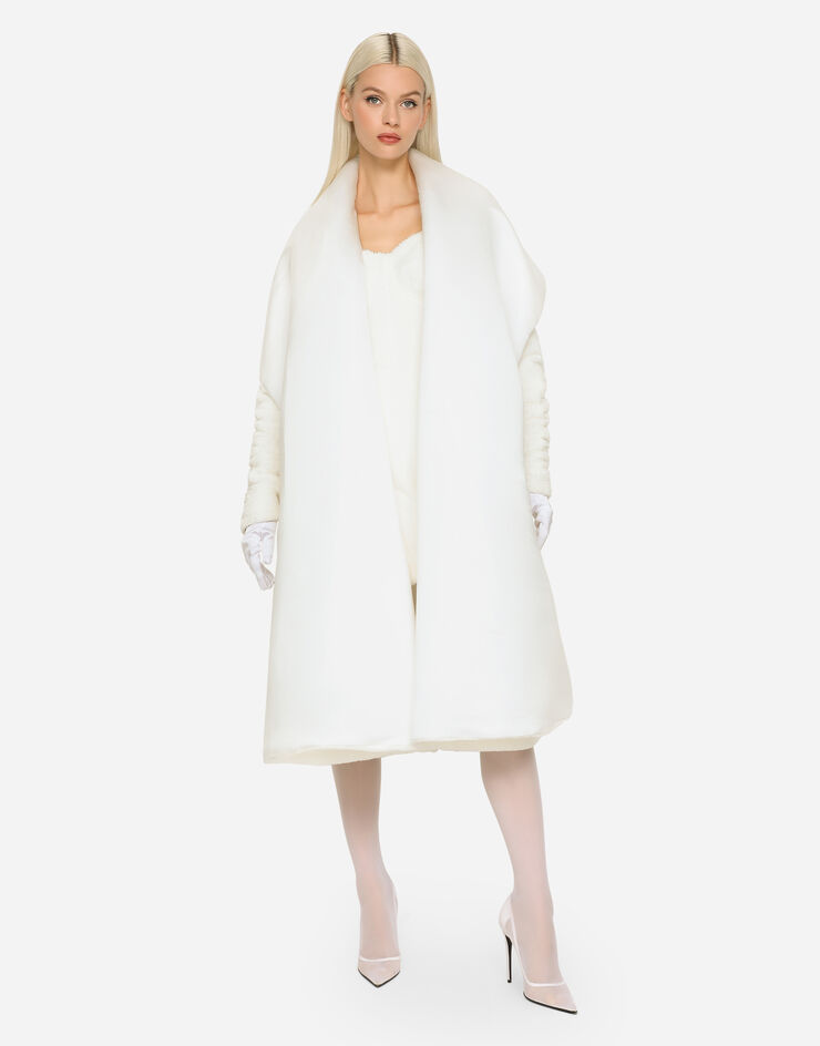 Dolce & Gabbana KIM DOLCE&GABBANA Пальто из махровой ткани белый F0C7RTHU7OC