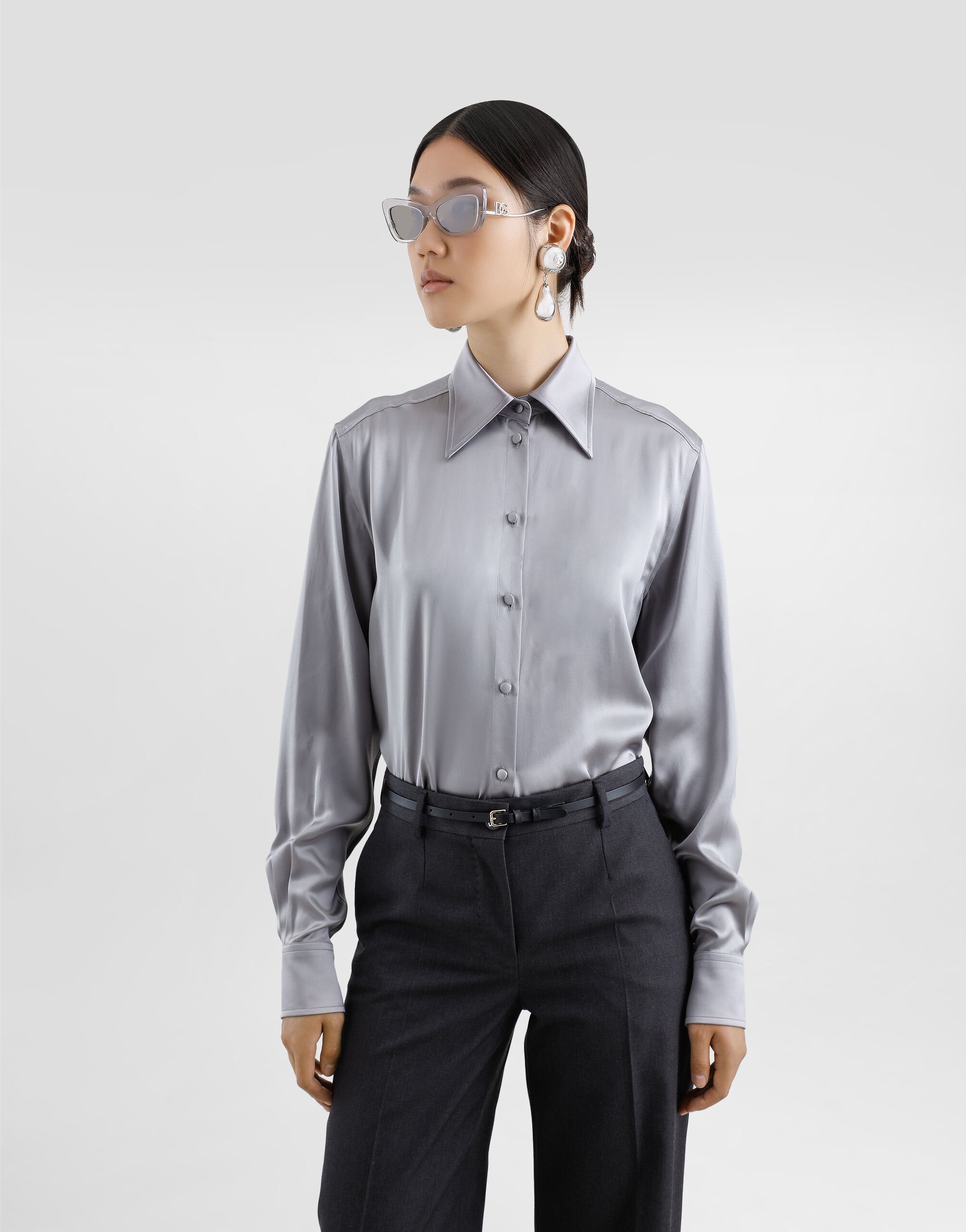 DOLCE & GABBANA サテンリホンタイヘルト FB403AFU1NU N0000 Dolce & Gabbana for Women FW24 | H.LORENZO - Los Angeles