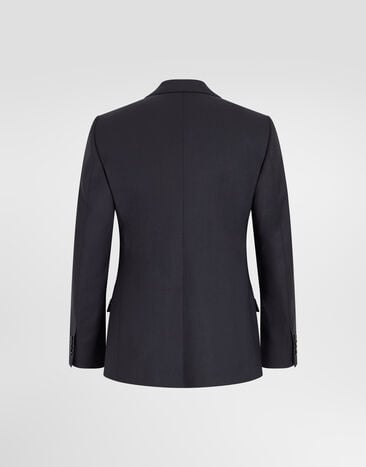 Dolce & Gabbana Double-breasted martini light wool gabardine suit Dolce & Gabbana Double-breasted martini light wool gabardine suit Blue GK05WTFUBG4
