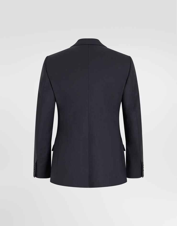 Dolce & Gabbana Double-breasted martini light wool gabardine suit Dolce & Gabbana Double-breasted martini light wool gabardine suit Blue GK05WTFUBG4