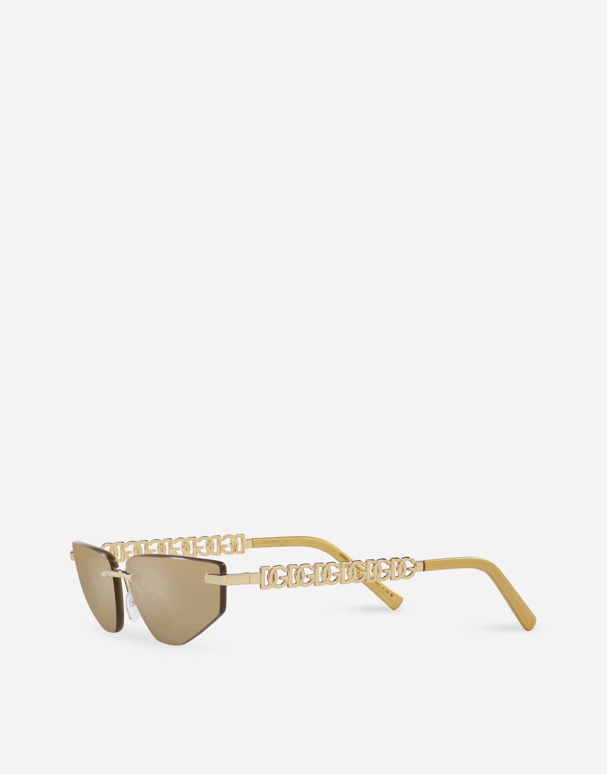 DG Essentials sunglasses in Gold for Dolce Gabbana US