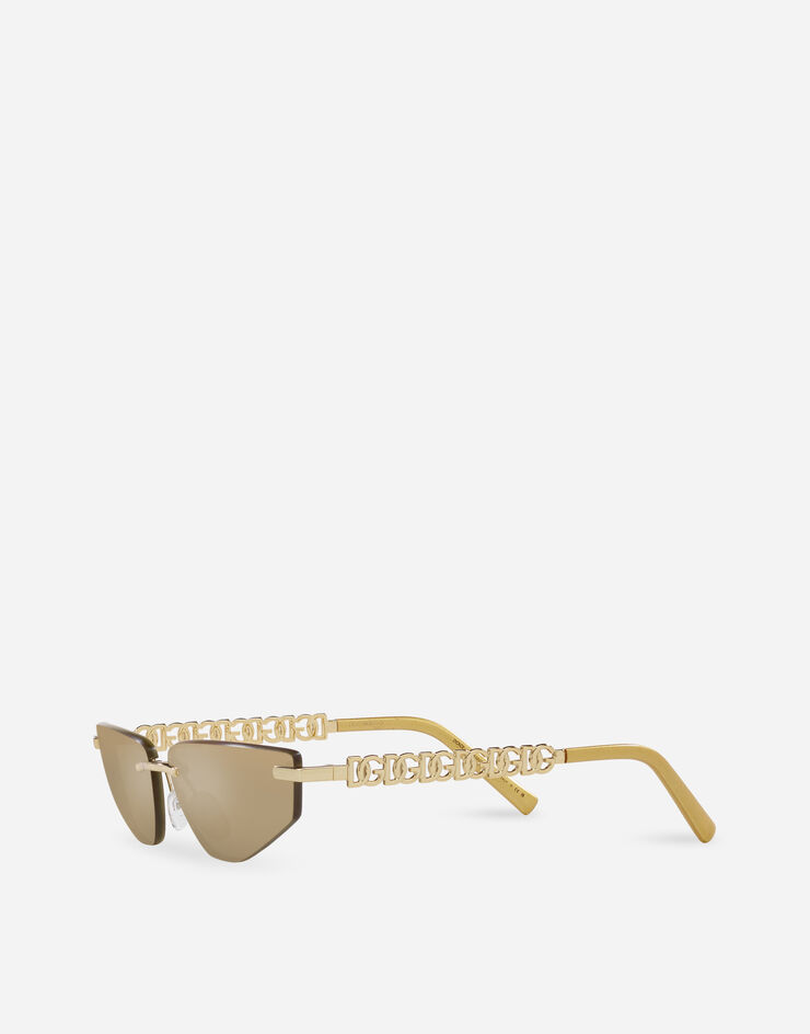 Dolce & Gabbana Lunettes de soleil DG Essentials Doré VG2301VM203