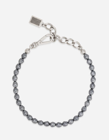Dolce & Gabbana Collar redondo con perlas Plateado WNN7P1W1111