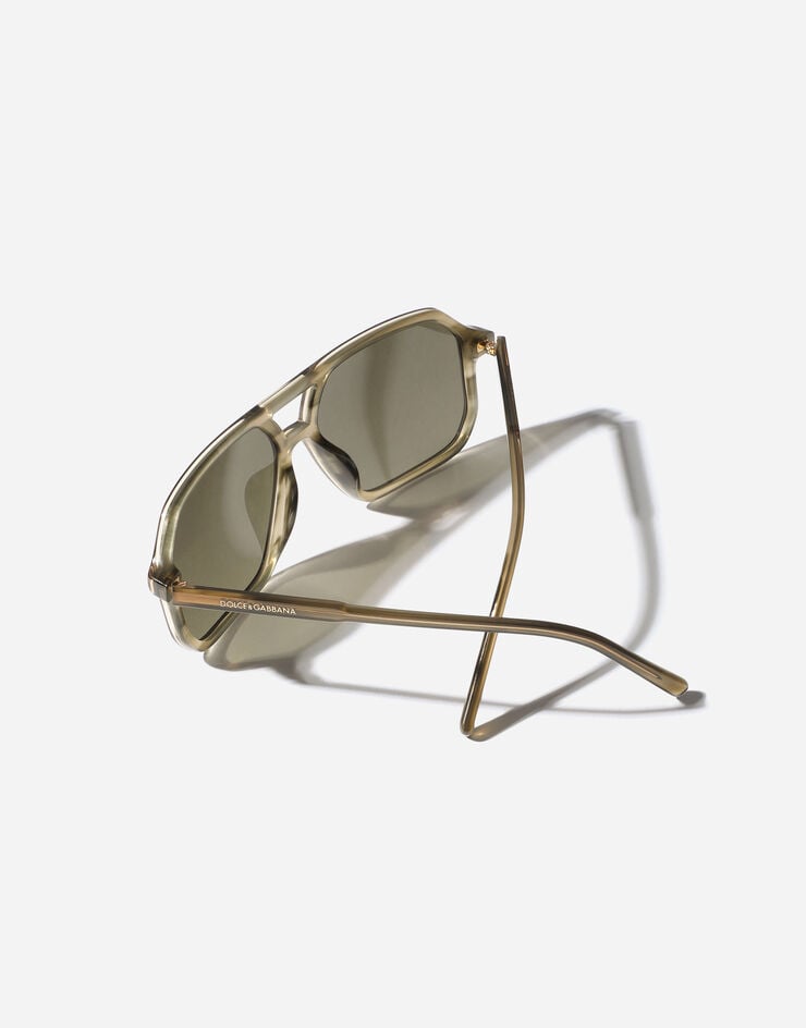 Dolce & Gabbana Everyday Sunglasses Transp green on striped green VG4541VP803