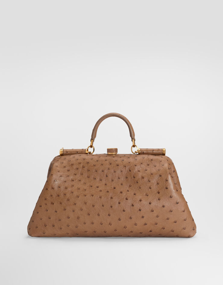 Dolce & Gabbana حقيبة يد Grandma كبيرة من جلد نعامة Dolce & Gabbana حقيبة يد Grandma كبيرة من جلد نعامة متعدد الألوان BB7992B8G31