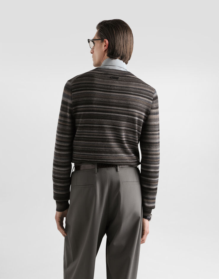 Dolce & Gabbana Striped wool pullover  GXXCHTJDVL1