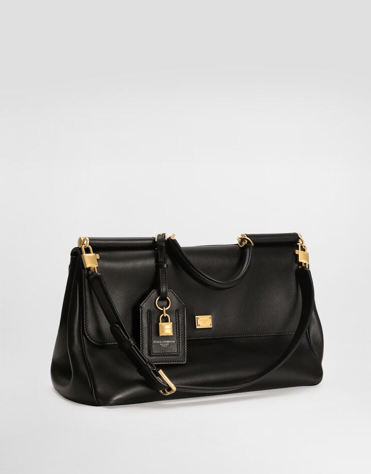 Dolce & Gabbana Bolso de mano My Sicily en piel de becerro plongé Dolce & Gabbana Bolso de mano My Sicily en piel de becerro plongé Black BB7814B7321