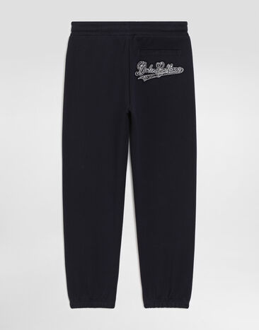Dolce & Gabbana Fleece sweatpants with logo  L4JPLQG7P6I