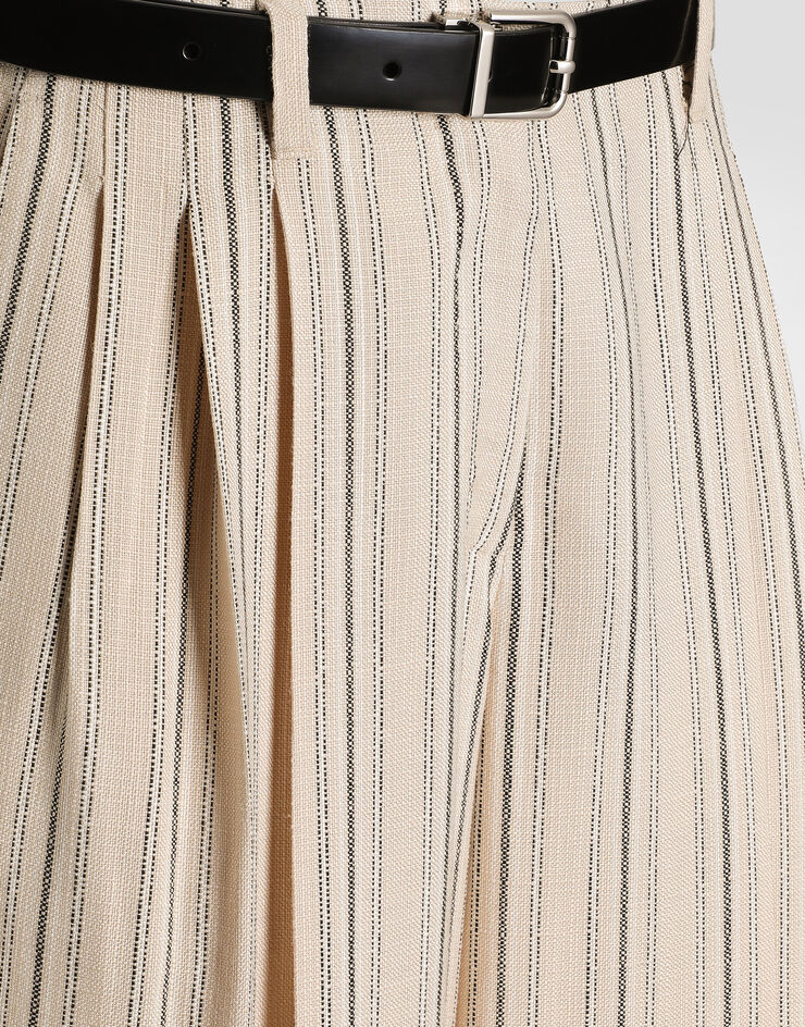 Dolce & Gabbana Regimental pinstripe trousers Multicolor FTDMITFR8AC