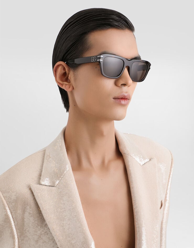 Dolce & Gabbana Single-breasted sicilia light jacket with sequins Beige G2TV4TFLSIM