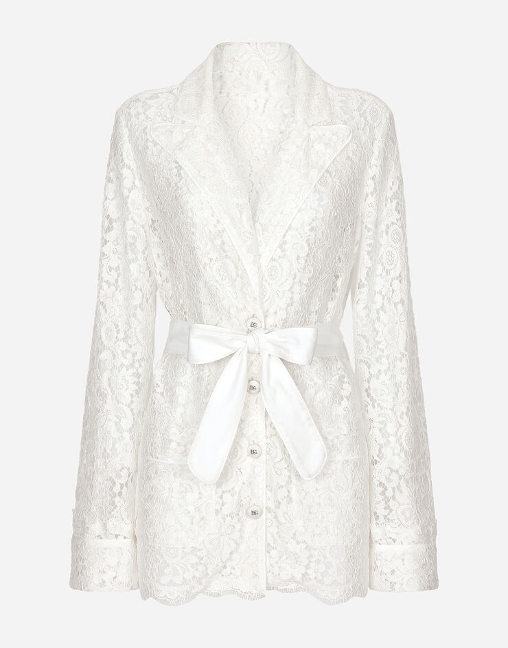 Camille Chemise De Nuit Classique De Luxe Blanche Pour Femme - Dentelle Florale Élégante, Slip Complet, Vêtement De Nuit Doux Et Antistatique