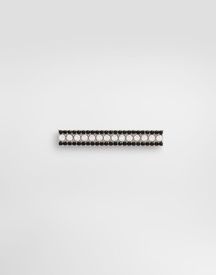 Dolce & Gabbana Metal rhinestone-detailed tie clip Silver WTR1I1W1111