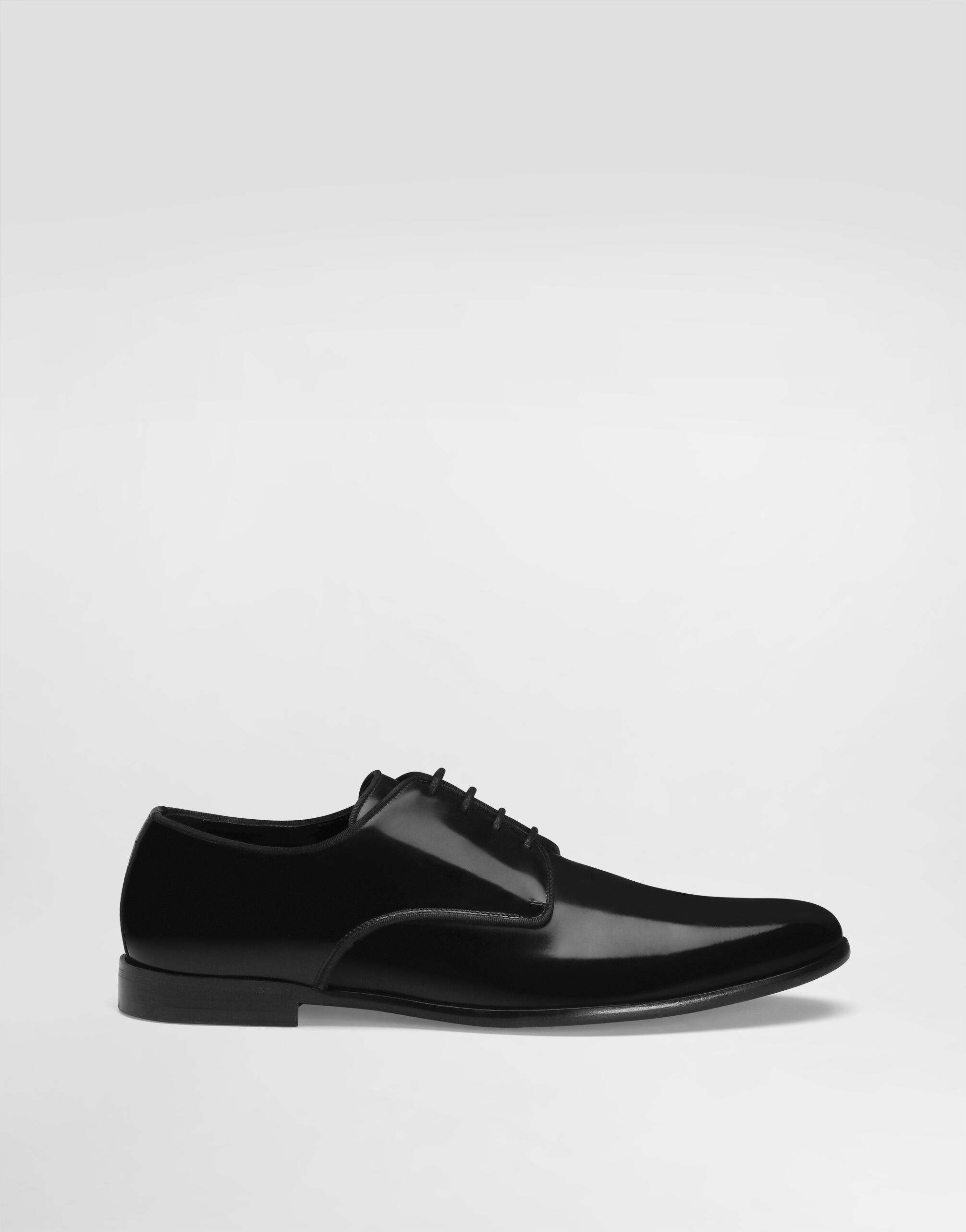 Dolce & Gabbana Brushed calfskin Derby shoes Black G2RR6TFUBGC