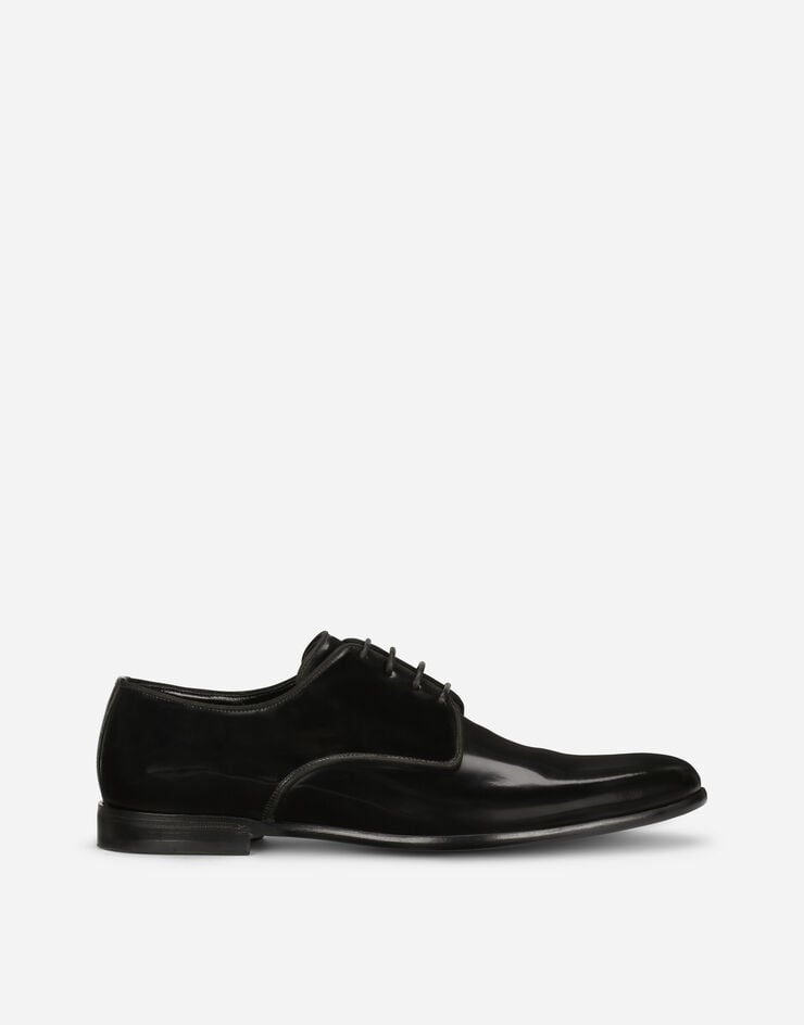 Dolce & Gabbana Zapatos Derby en piel de becerro cepillada Negro A10703A1203