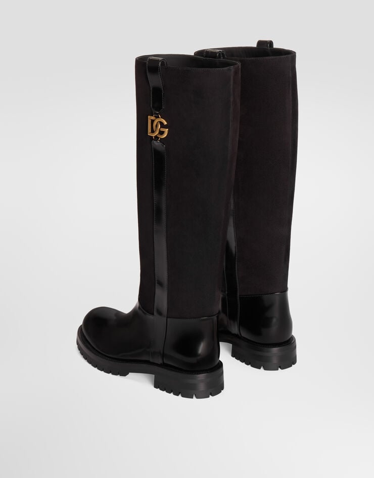 Dolce & Gabbana Suede boots Dolce & Gabbana Suede boots Black CU1313A3S68