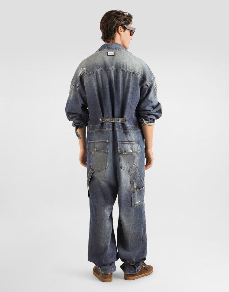 Dolce & Gabbana Denim jumpsuit Dolce & Gabbana Denim jumpsuit Multicolor G9CBVDG8OJ5