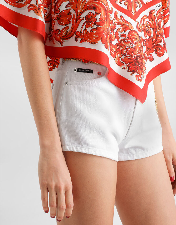 Dolce & Gabbana Denim shorts Multicolor FTC7DDG8PE8
