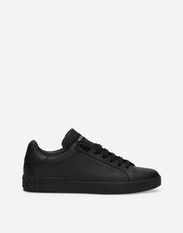 Dolce & Gabbana Calfskin Portofino sneakers Black CS2213AA335