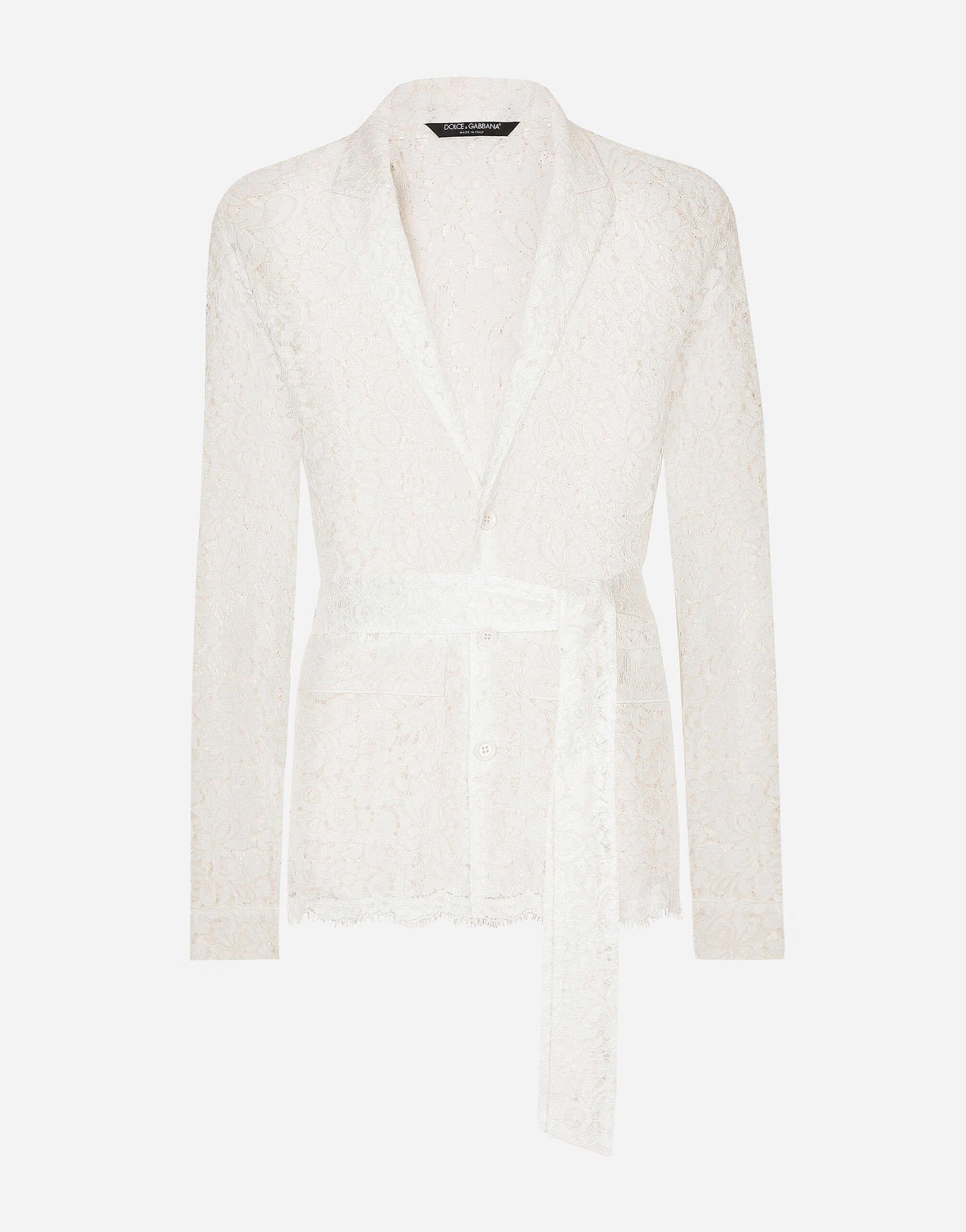 Dolce & Gabbana Lace robe White M9C03JONN95