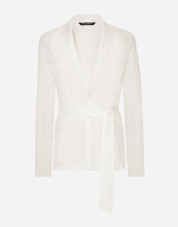 Dolce & Gabbana Lace robe  White G2TT0TFLM55
