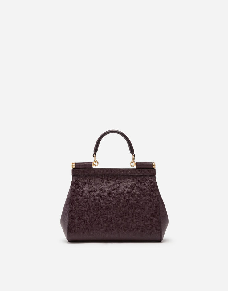 Dolce & Gabbana Small dauphine leather Sicily bag Purple BB4825A1001