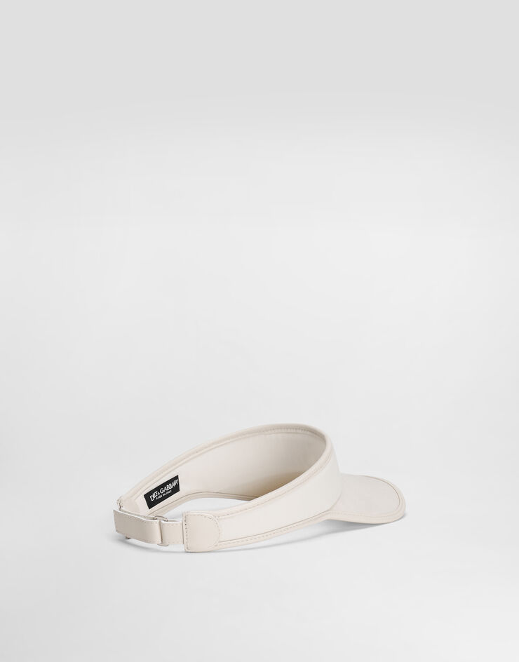 Dolce & Gabbana Gabardine peak with logo Beige GH910AFUFL3