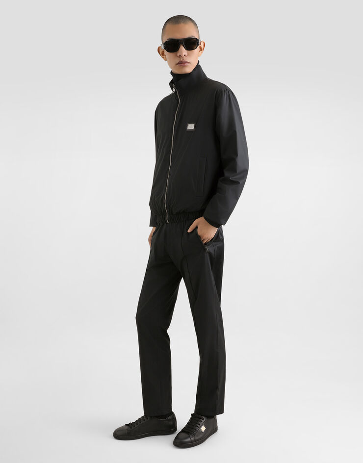 Dolce & Gabbana Light nylon jogging pants Black GYACETGK316