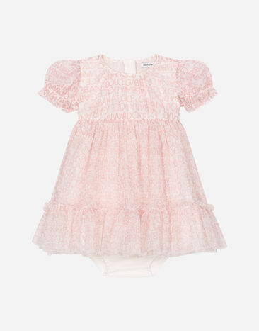 Dolce & Gabbana Robe avec bloomer en tulle Imprimé L23DH7ISMGS