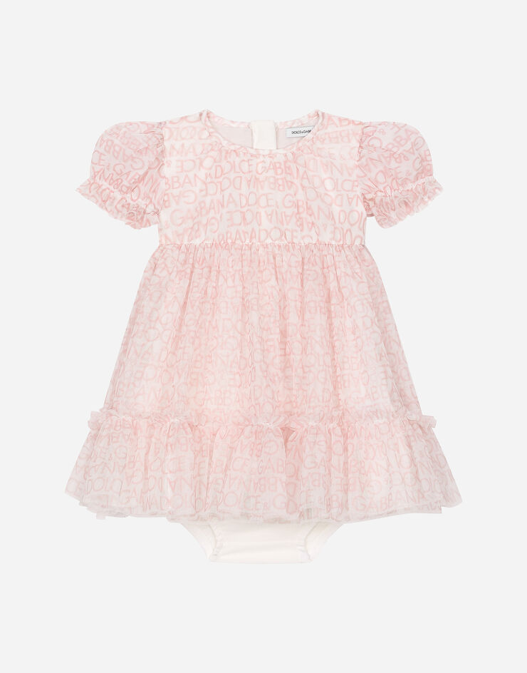 Dolce & Gabbana Dress with tulle bloomers プリ L23DH7ISMGS