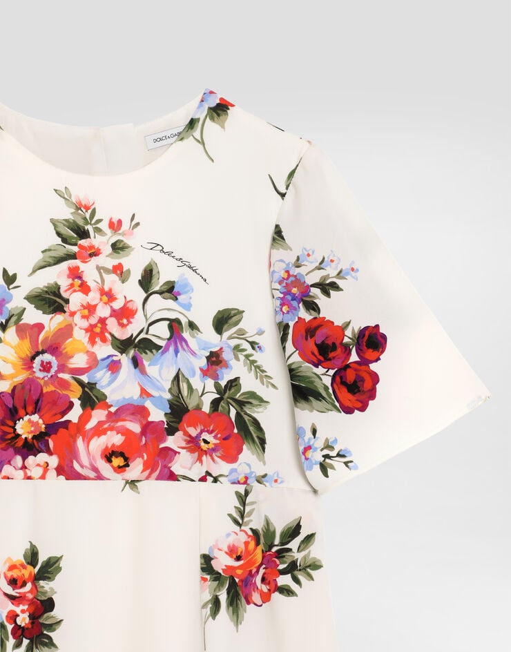 Dolce & Gabbana Flower bouquet-print dress Multicolor L53DF0FSA8P
