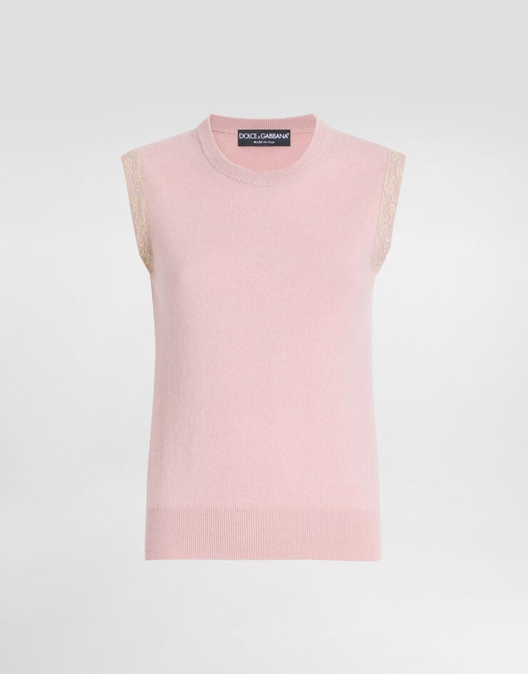 Dolce & Gabbana Cashmere tank top Dolce & Gabbana Cashmere tank top Pink FXT02TJBW1M