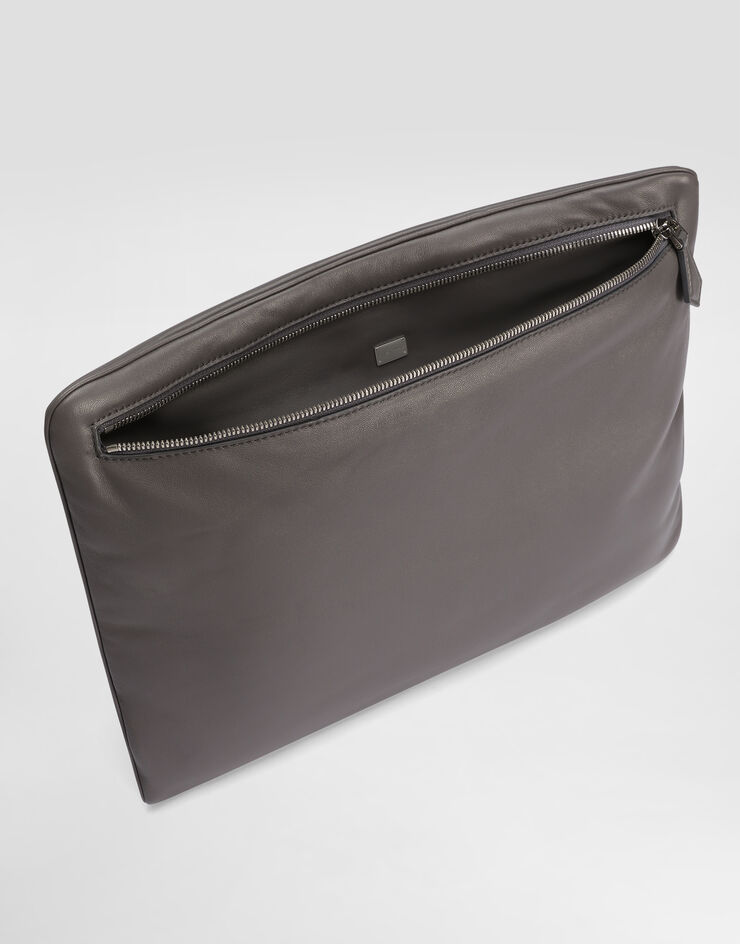Dolce & Gabbana 纳帕小牛皮手包 灰 BM3049AF984