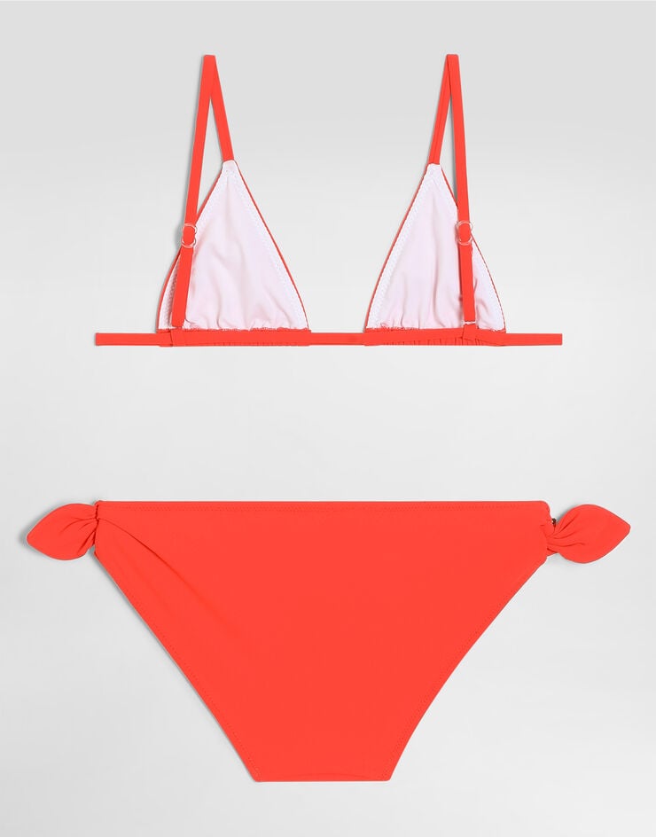 Dolce & Gabbana 저지 소재 투피스 스윔수트 Orange L5J879ON0GN