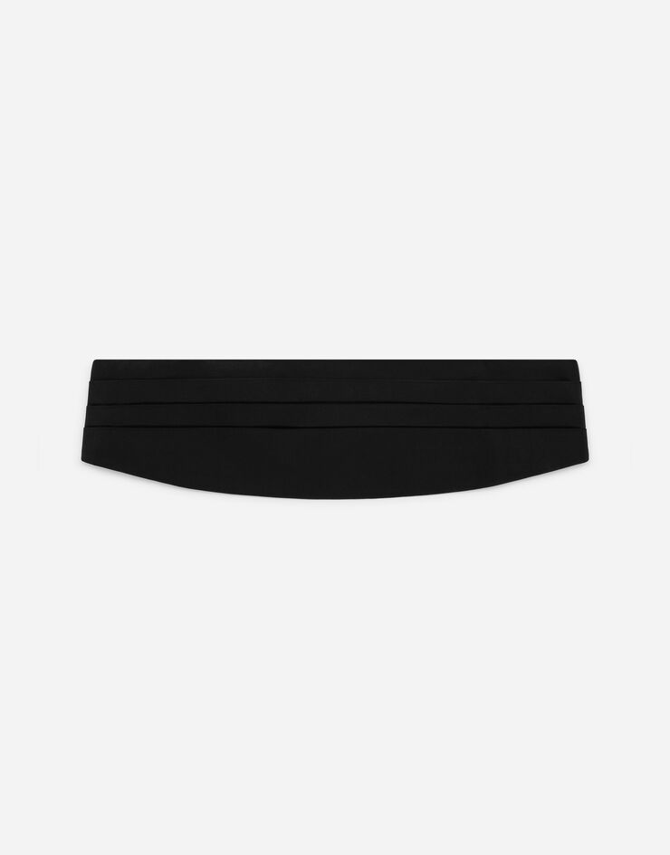 Dolce&Gabbana Silk satin cummerbund Black GR205EG3UBG