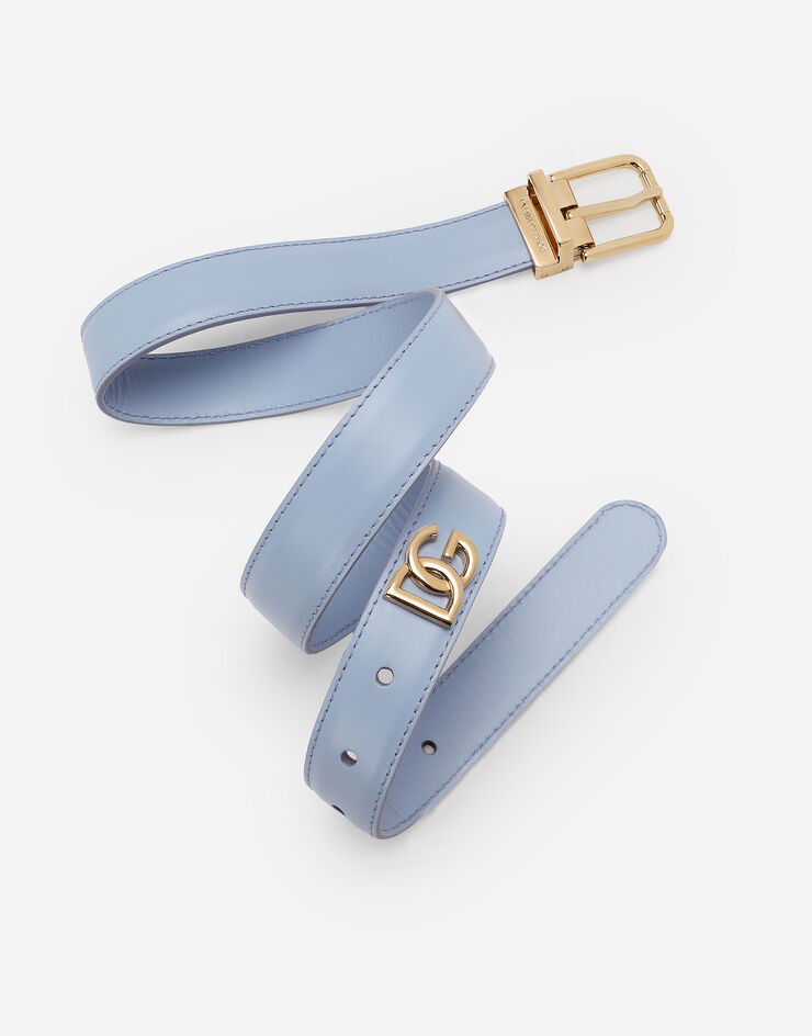 Dolce & Gabbana DG logo belt Light Blue BE1351AQ420