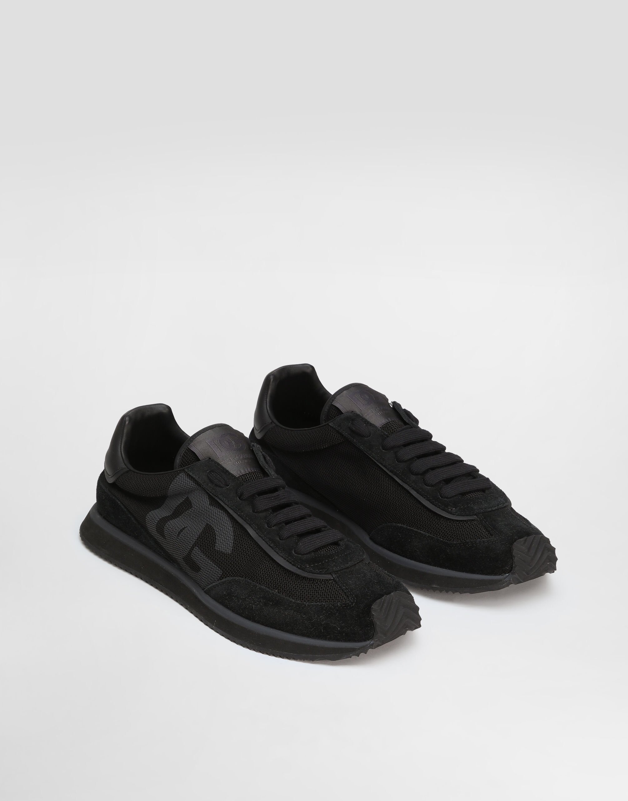 【関税&送料込】Dolce & Gabbana Dg Cushion Sneakers In Mesh Mixed-material DG CUSHION sneakers in Black for Men