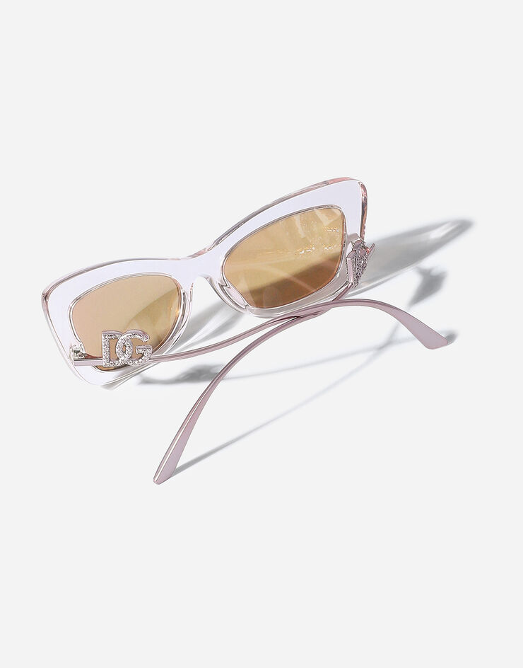 Dolce & Gabbana Gafas de sol DG Crystal Rosa transparente VG4467VP86X
